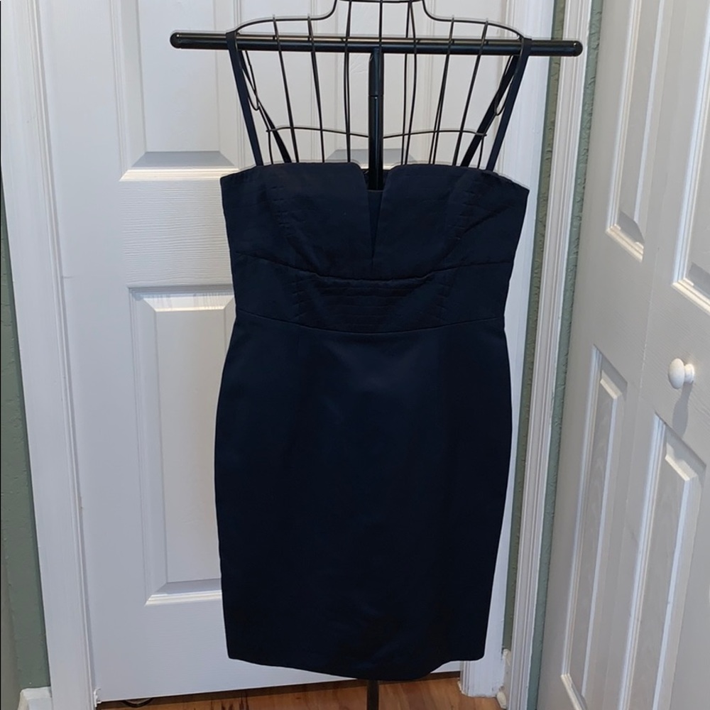 Féraud Navy Blue Spaghetti Strap Dress